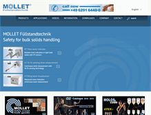 Tablet Screenshot of mollet-level.com